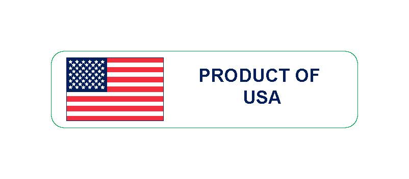 Product Of USA Label 250/Roll