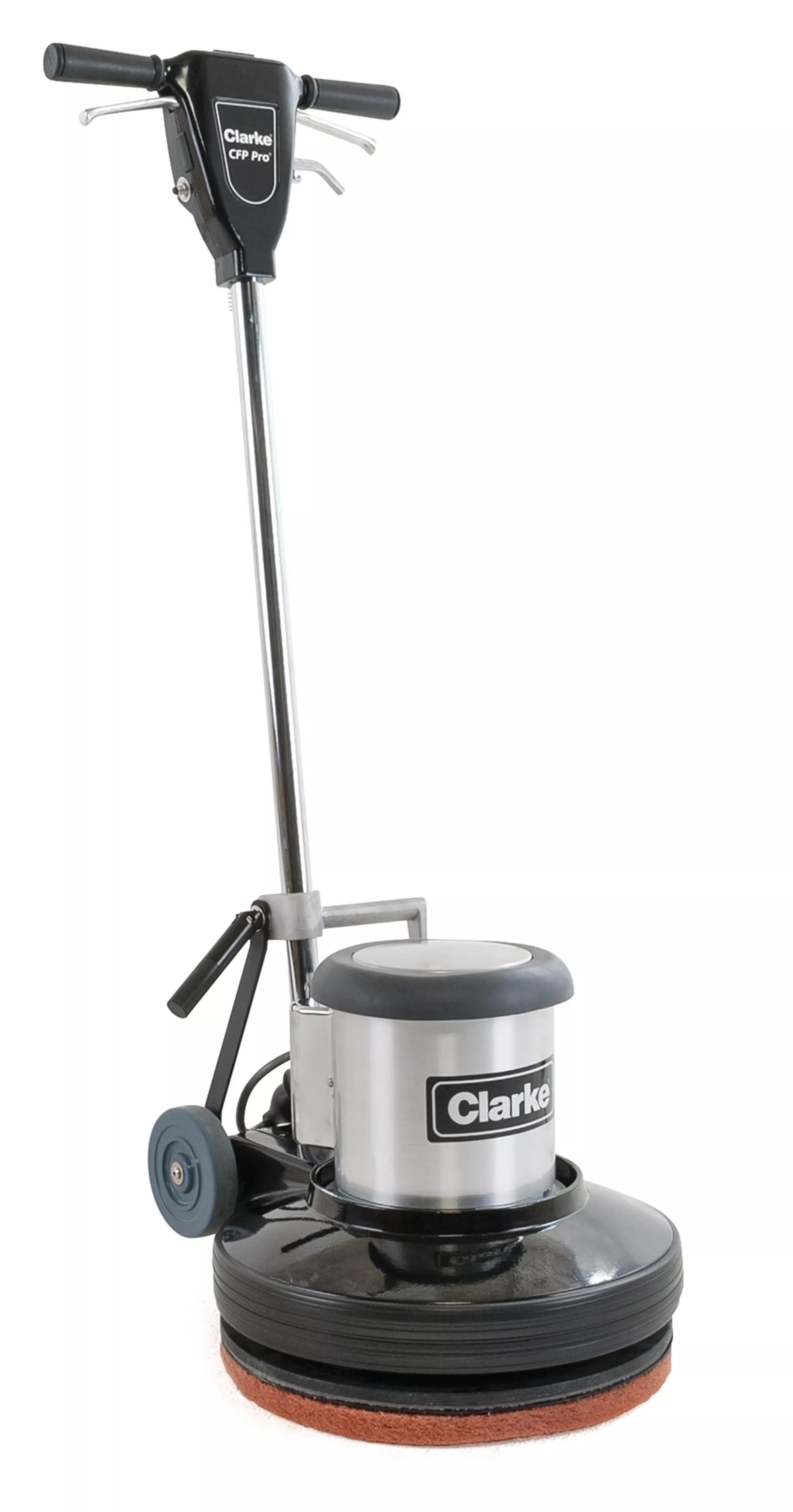 Clarke® CFP Pro® Floor Machine 27X20X48 IN Silver Metal 1.5 HP With 50FT Cord Low Speed 1/Each