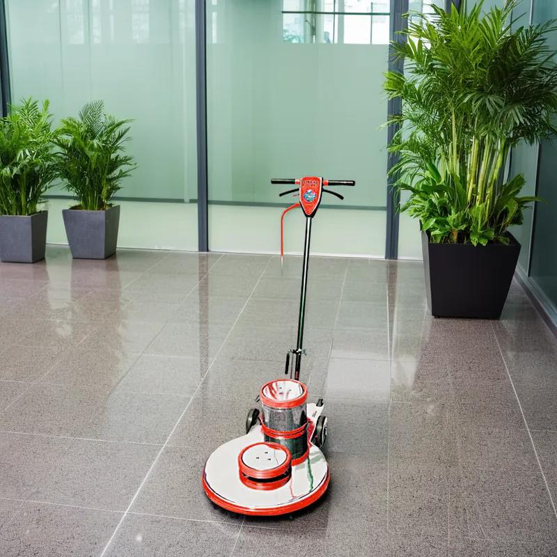 Floor Burnisher 20IN Yellow Silver Metal 1.5 HP 15 amp D/C Rectified 1500 RPM Adjustable Handle 1/Each