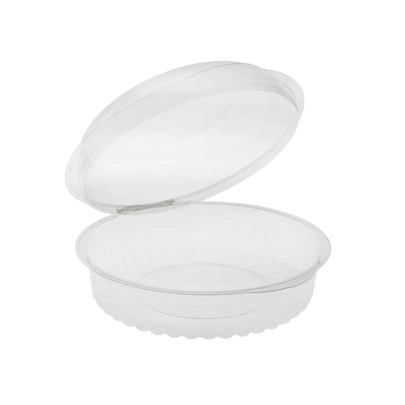 Sho-Bowl Bowl & Lid Combo With Dome Lid 18 OZ PET Clear Round Hinged 150/Case