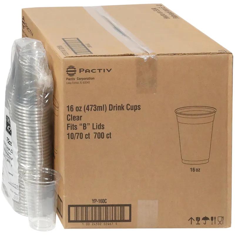 EarthChoice® Cold Cup 16 OZ RPET Clear 700/Case