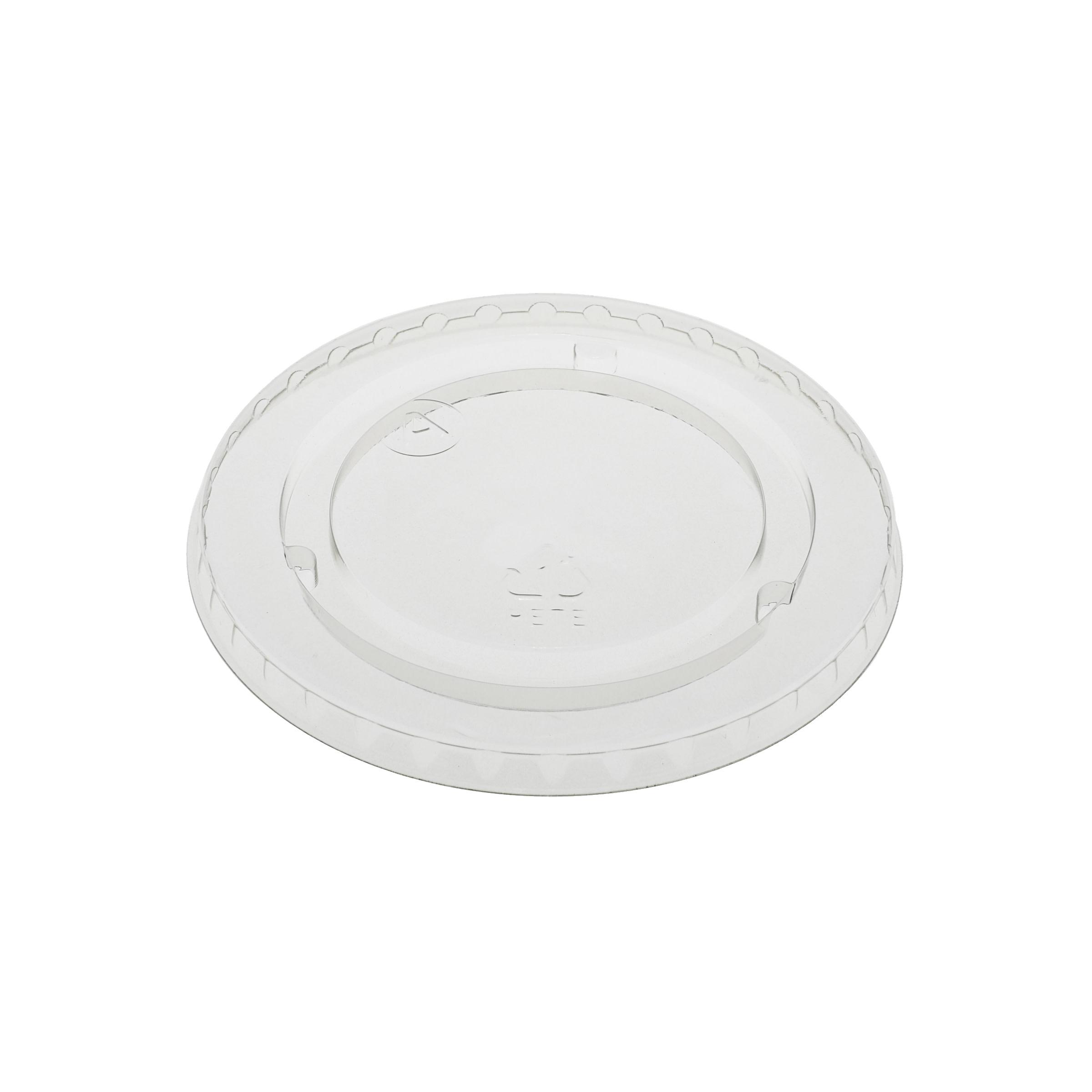 EarthChoice® Lid Flat 3.8X0.3 IN RPET Clear For 20 OZ Cold Cup No Hole 1020/Case