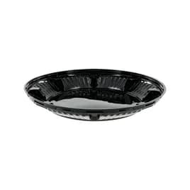 Pie Container 11.63X1.62 IN PET Black Round 150/Case