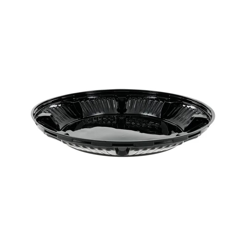 Pie Container 11.63X1.62 IN PET Black Round 150/Case