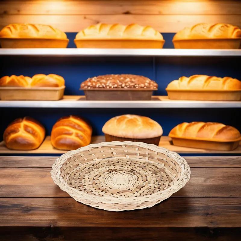 Bakery Tray 10 IN Wicker Round 1/Each