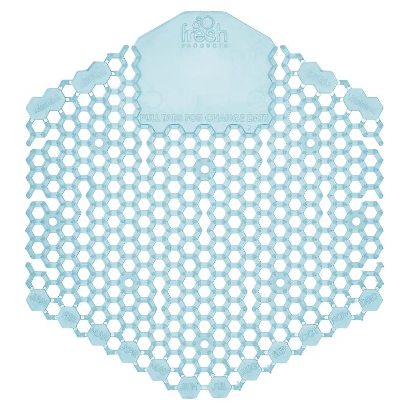 Wave 3D Urinal Screen Ocean Mist Blue Green EVA 7X6.5X0.66 IN 10 Count/Pack 6 Packs/Case 60 Count/Case