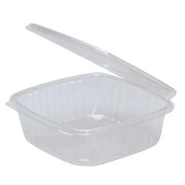 Deli Container Hinged 48 OZ PET Clear 200/Case