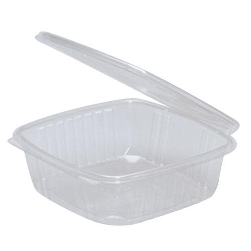 Deli Container Hinged 48 OZ PET Clear 200/Case