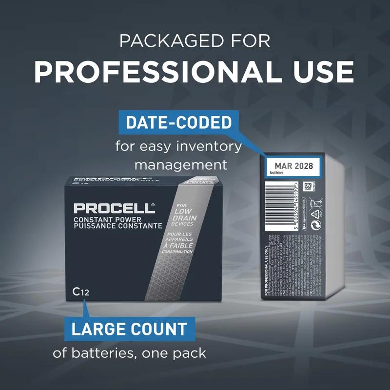Procell Professional® Constant Battery C Alkaline 12/Pack