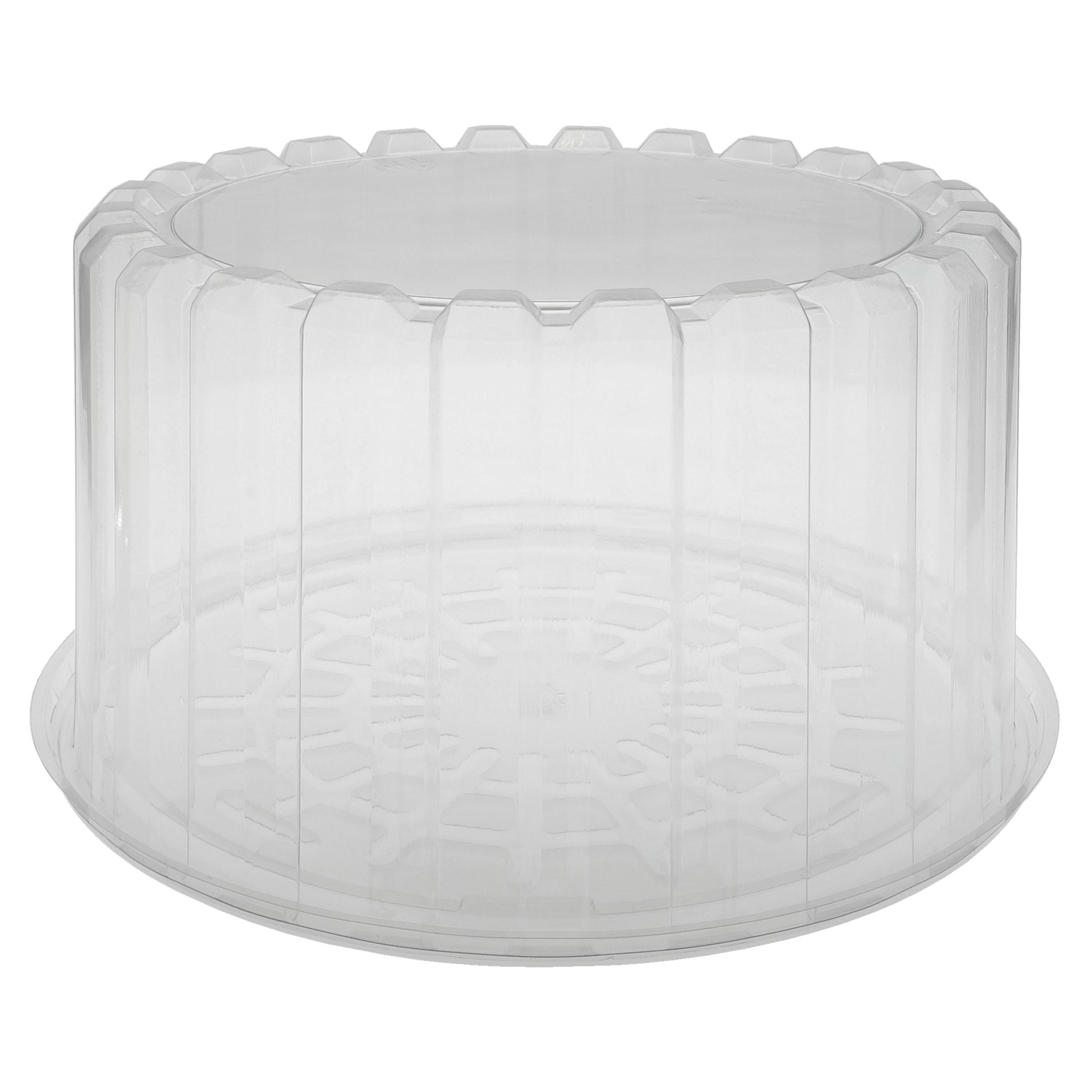 Cake Container & Lid Combo With Dome Lid 9.25X5 IN OPS Clear Round Deep 100/Case