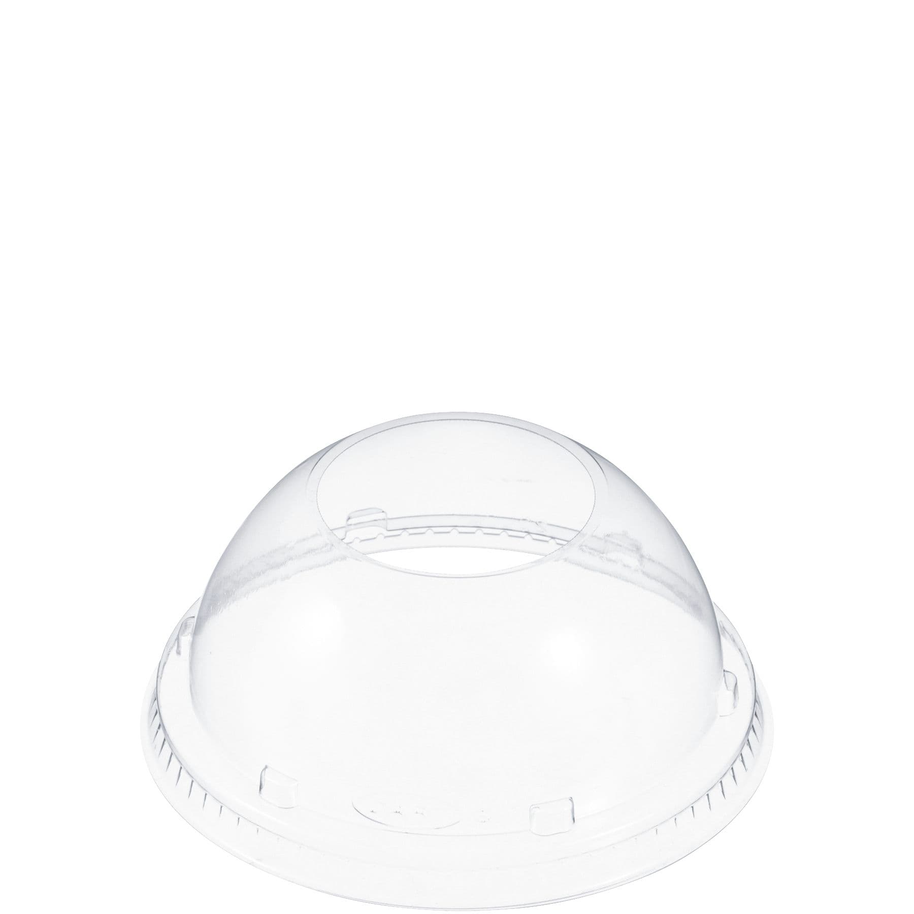 Dart® Lid Dome 4.4X1.88 IN 1 Compartment OPS Clear For 5-32 OZ Cold Container Unhinged 50 Count/Pack 20 Packs/Case