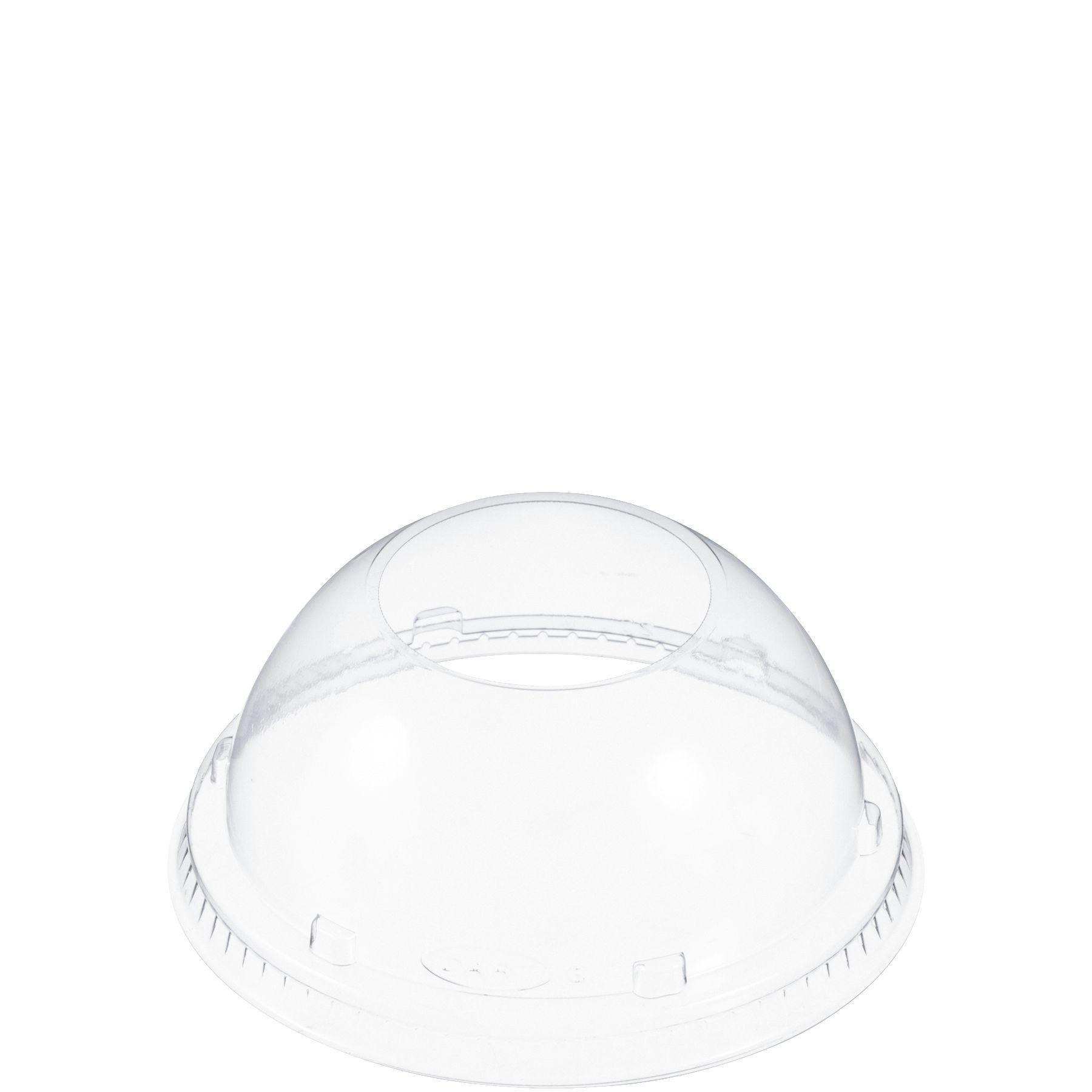 Dart® Lid Dome 4.4X1.88 IN 1 Compartment OPS Clear For 5-32 OZ Cold Container Unhinged 50 Count/Pack 20 Packs/Case