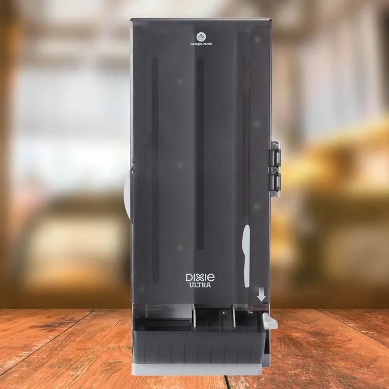 Dixie® Ultra SmartStock® Series-O Classic Knife Dispenser Translucent Black 1/Each