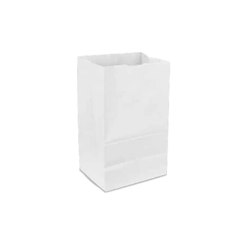 Bag 4.31X2.44X7.88 IN 2 LB Virgin Paper 30# White With Self-Opening (SOS) Closure 500/Bundle