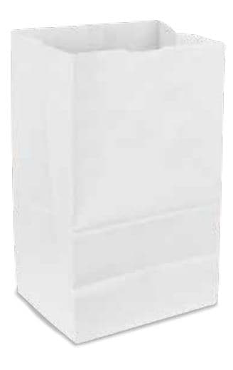 Bag 4.31X2.44X7.88 IN 2 LB Virgin Paper 30# White With Self-Opening (SOS) Closure 500/Bundle