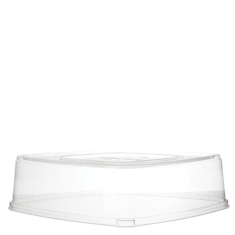 Regalia Lid Dome 14X14X4 IN Sugarcane Clear Square For Container 50/Case