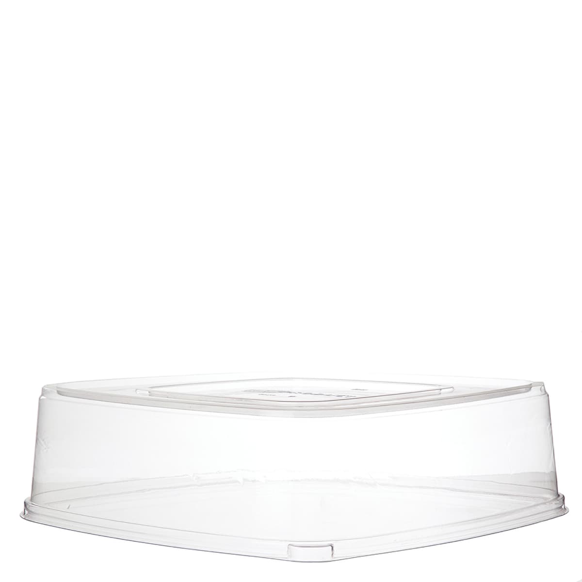 Regalia Lid Dome 14X14X4 IN Sugarcane Clear Square For Container 50/Case