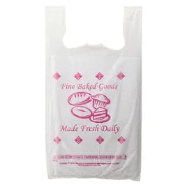 Bakery Bag 13X10X24 IN 1/6 Plastic 16MIC T-Sack 500/Case