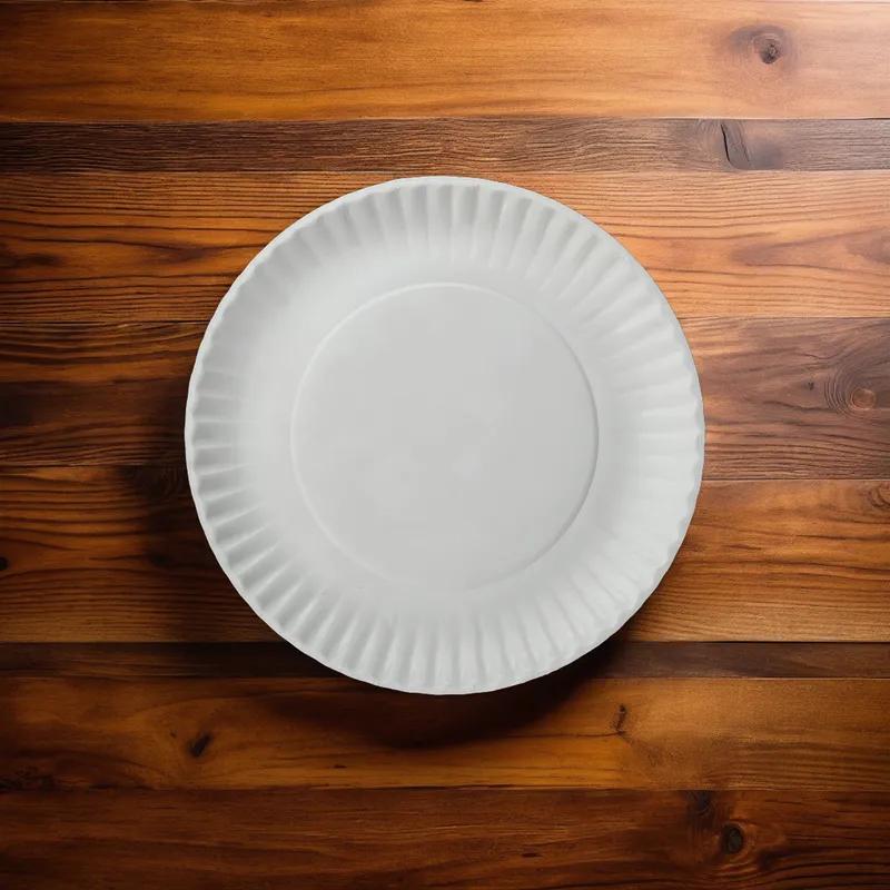 Plate 9 IN Coated Paper White 1000/Case