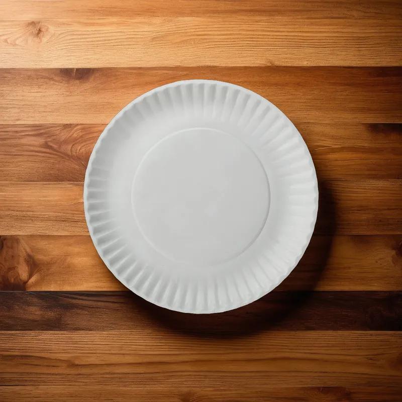 Plate 9 IN Coated Paper White 1000/Case