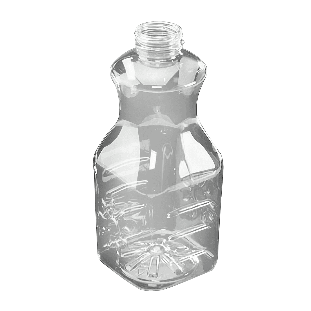 Bottle 16 OZ PET 38MM Decanter DBJ Finish Boxed 168/Case