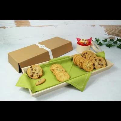 Serving Tray 17X7.5X1.5 IN Wood Natural Rectangle Grease Resistant 10 Count/Case