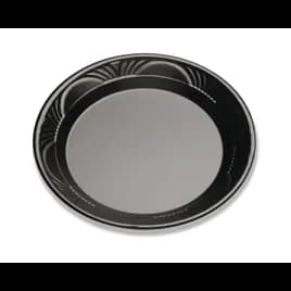 Plate 9 IN Plastic Black 500/Case