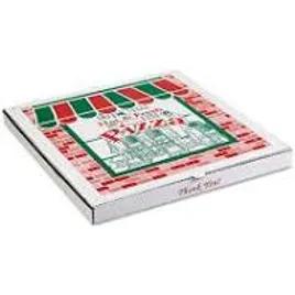 Pizza Box 24X24X2 IN Corrugated Paperboard Kraft Stock Print 25/Bundle