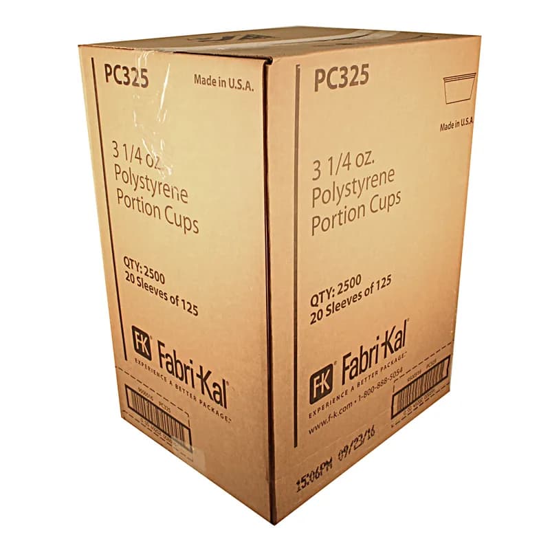 Souffle & Portion Cup 3.3 OZ HIPS Translucent Round 2500/Case