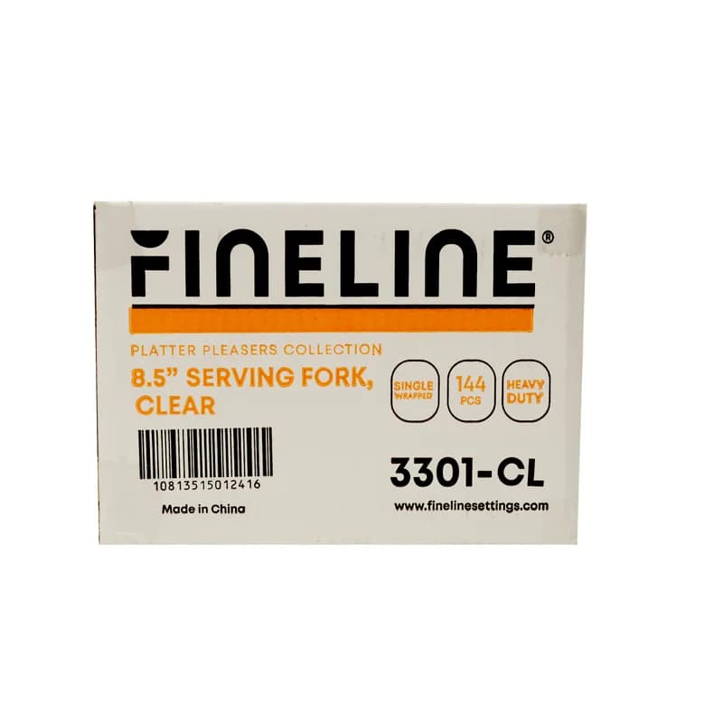 Serving Fork 8.5 IN PS Clear Individually Wrapped 144/Case
