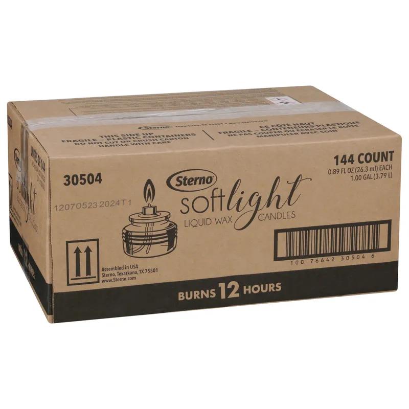 Liquid Candle 12-HR Wax Soft Light 144/Case