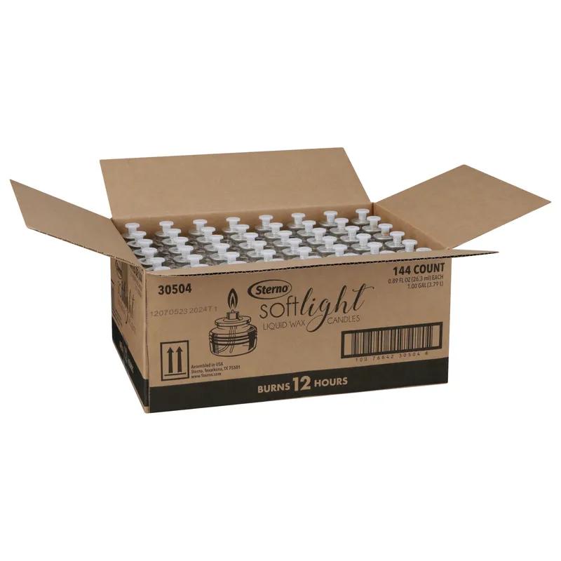 Liquid Candle 12-HR Wax Soft Light 144/Case