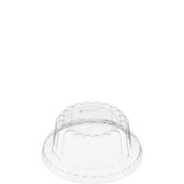 Solo® Lid Dome 3.126X1.25 IN PET Clear Round For 3.5 OZ Cold Container Freezer Safe 100 Count/Pack 10 Packs/Case