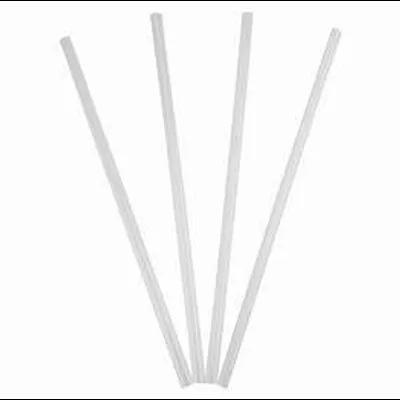 Jumbo Straw 7.75 IN PP Clear Unwrapped 5000/Case