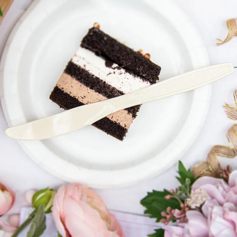 Solo® Guildware® Knife 7.625 IN PS Champagne Extra Heavy Duty 1000/Case