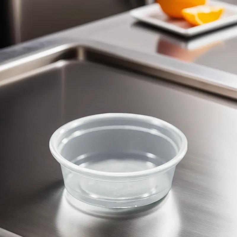 Dart® Conex Complements® Souffle & Portion Cup 0.5 OZ PP Clear Round Crack Resistant 2500/Case