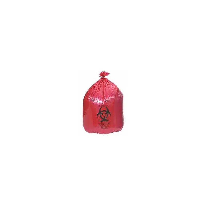 Can Liner 24X24 IN Red LLDPE 1.25MIL Roll 500/Case