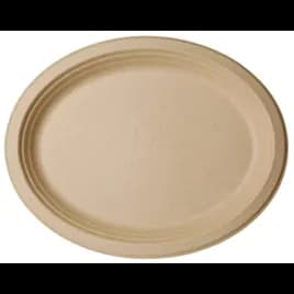 Serving Tray Base 7X10 IN Pulp Fiber Kraft Oval 500/Case