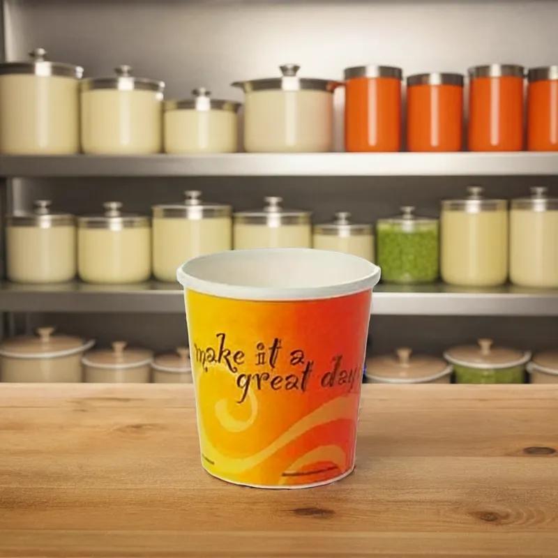 Soup Food Container Base 12 OZ Paper Round 500/Case