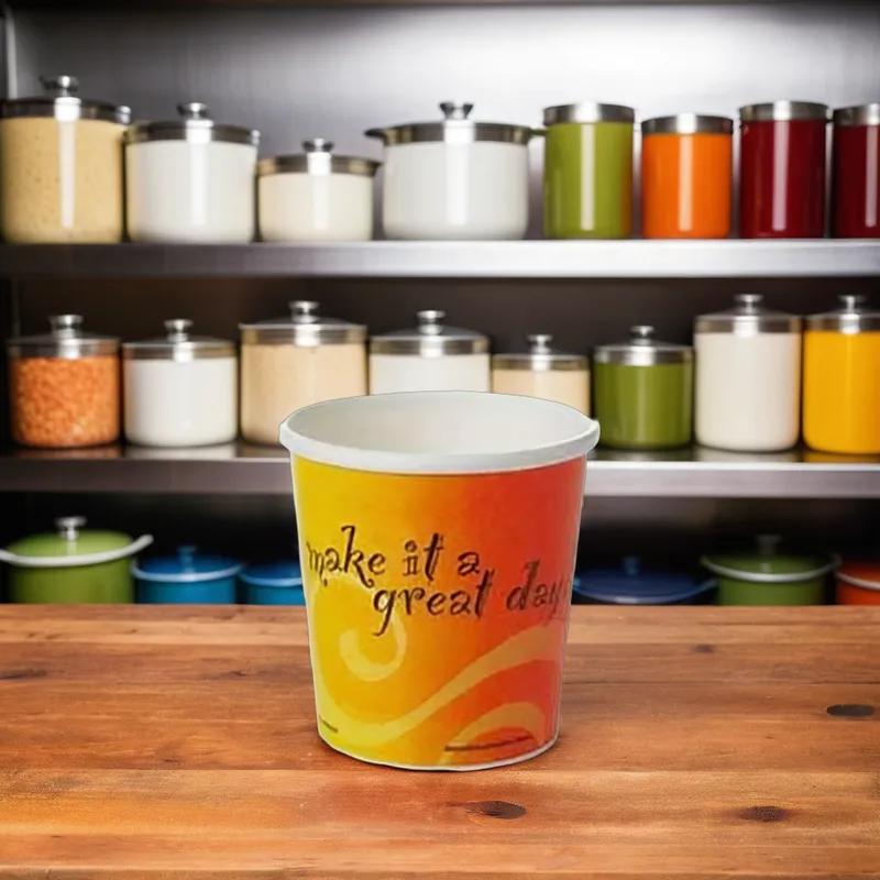 Soup Food Container Base 12 OZ Paper Round 500/Case