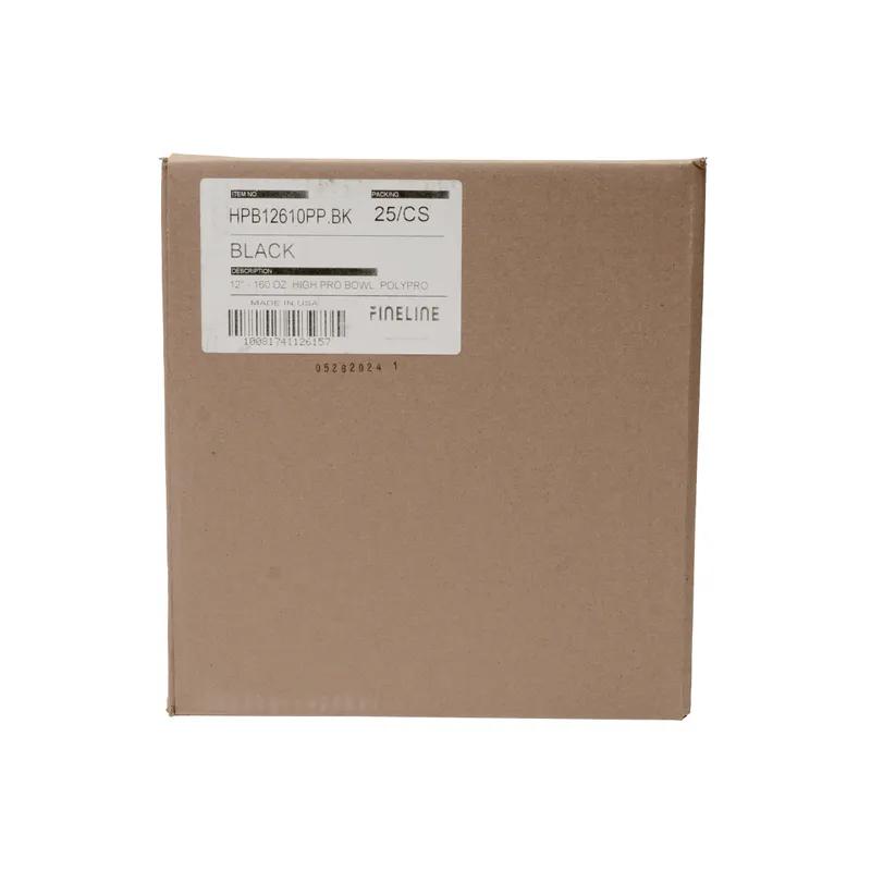Bowl 160 OZ PP Black 25/Case