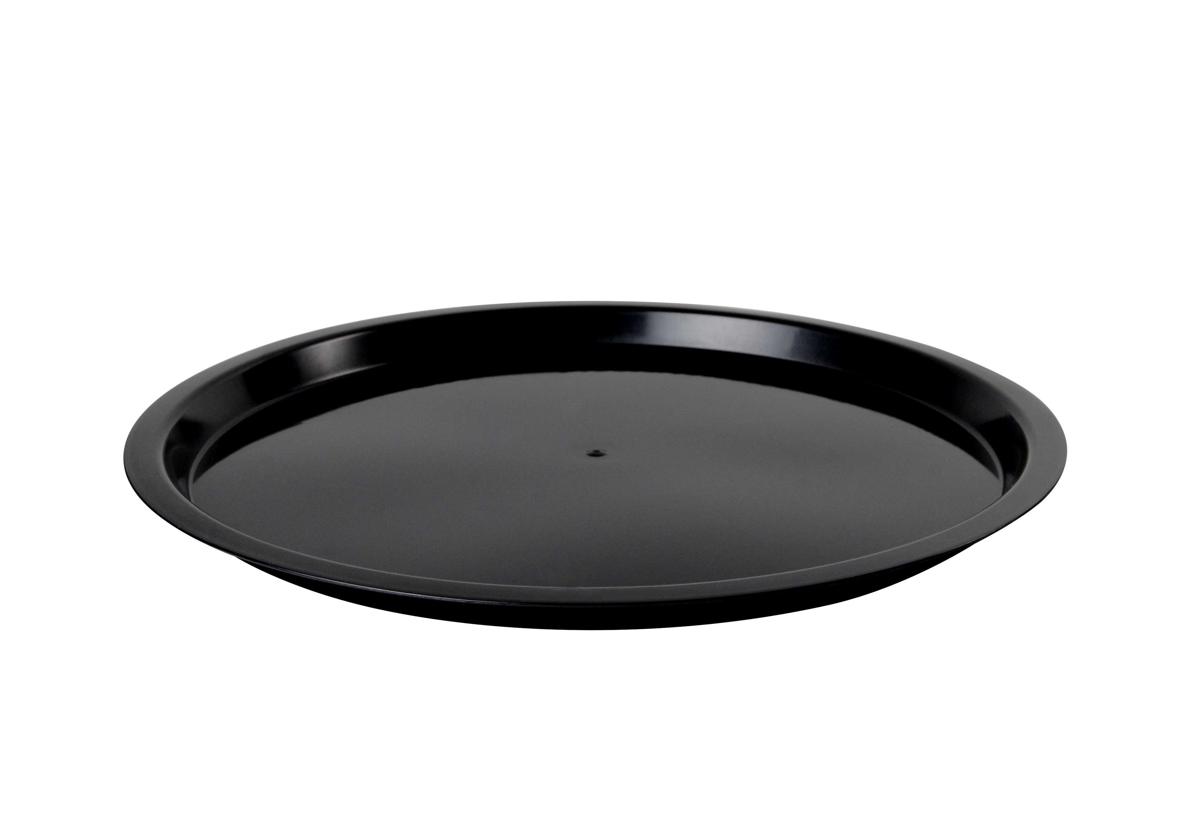 Catering Tray 12 IN PP Black Unbreakable 25/Case