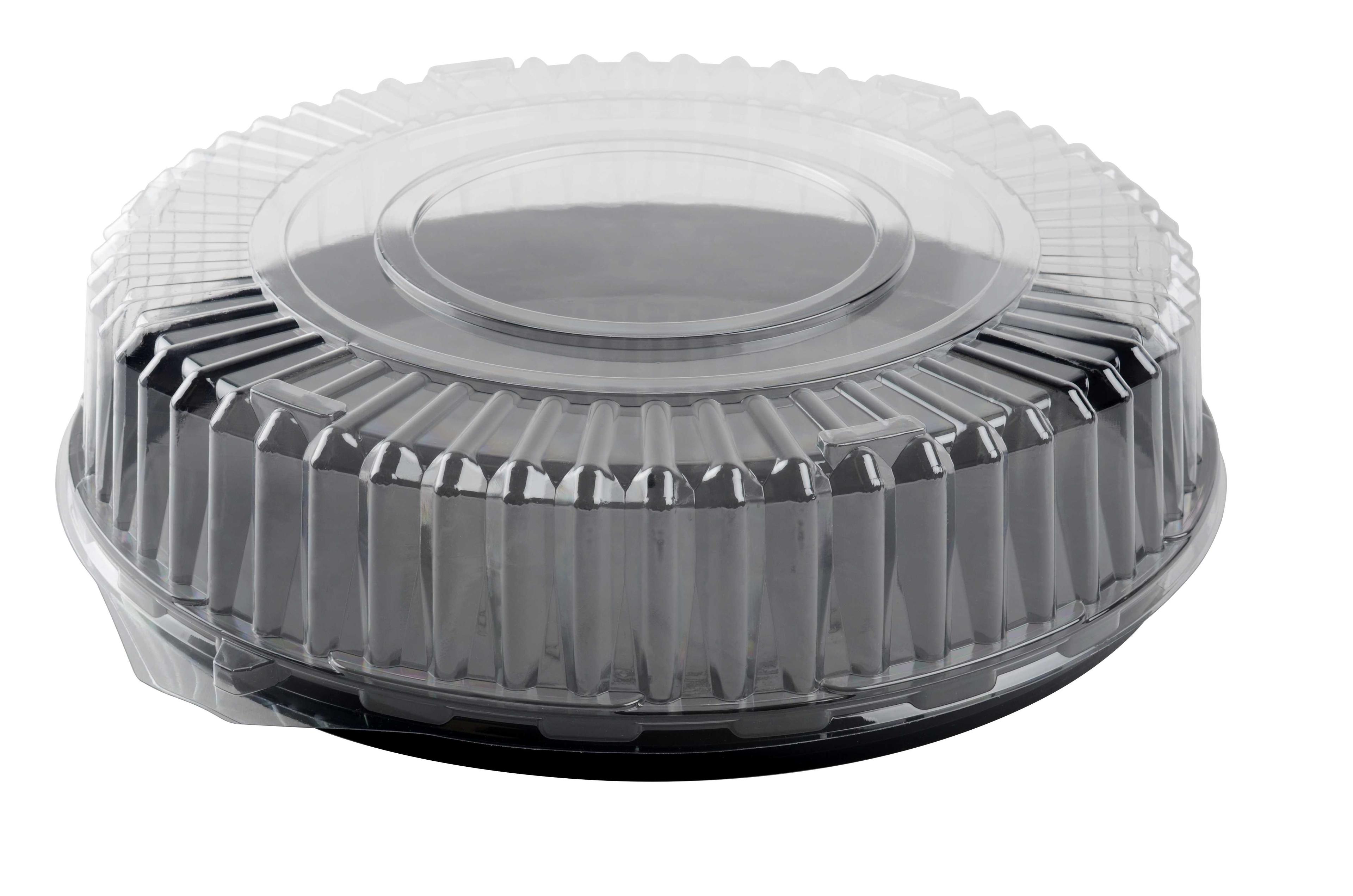 Lid Dome 18 IN PET Clear For Container Deluxe 50/Case