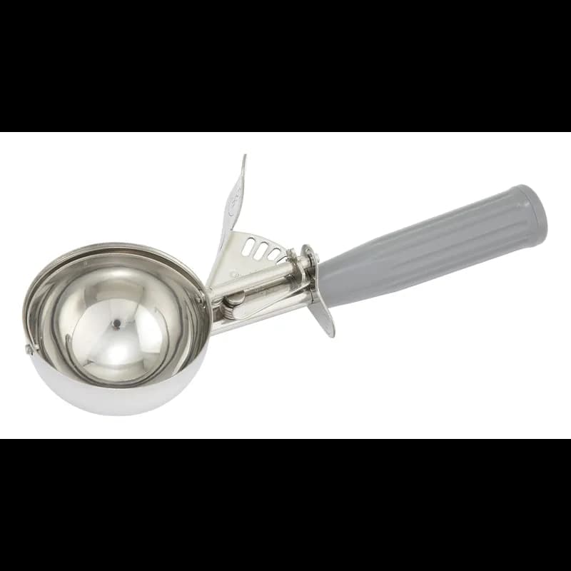 Ice Cream Disher Size 8 4 OZ 18/8 Stainless Steel Gray 1/Each
