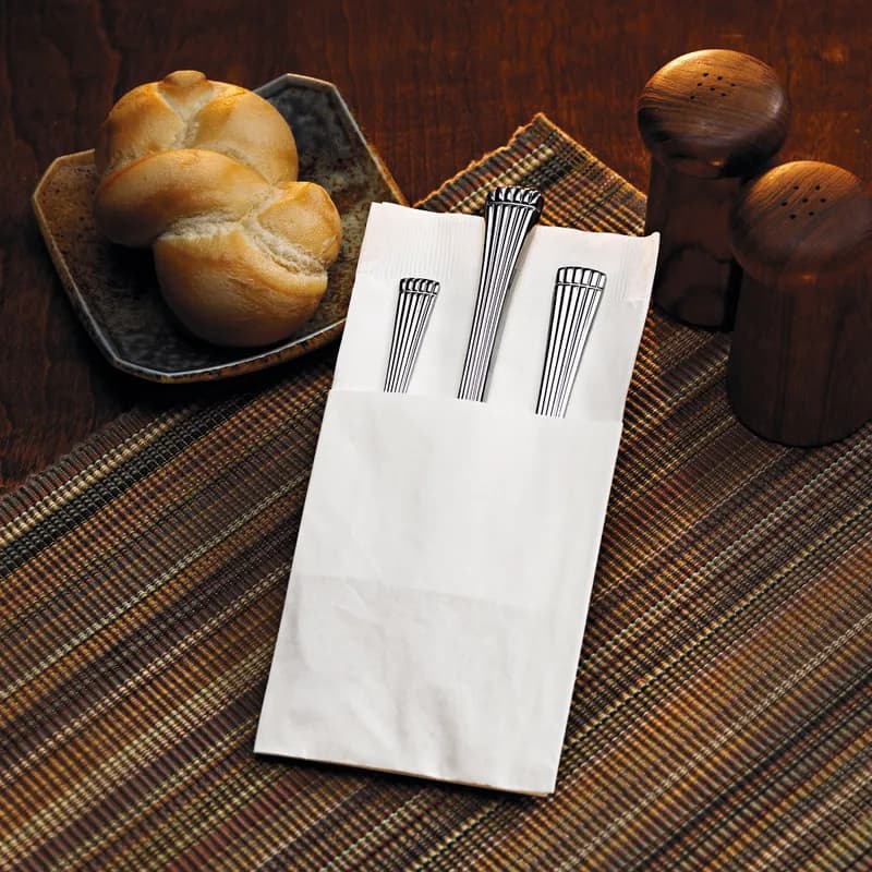 Dinner Napkins 17X17 IN White Paper 2PLY 1/8 Fold 800/Case