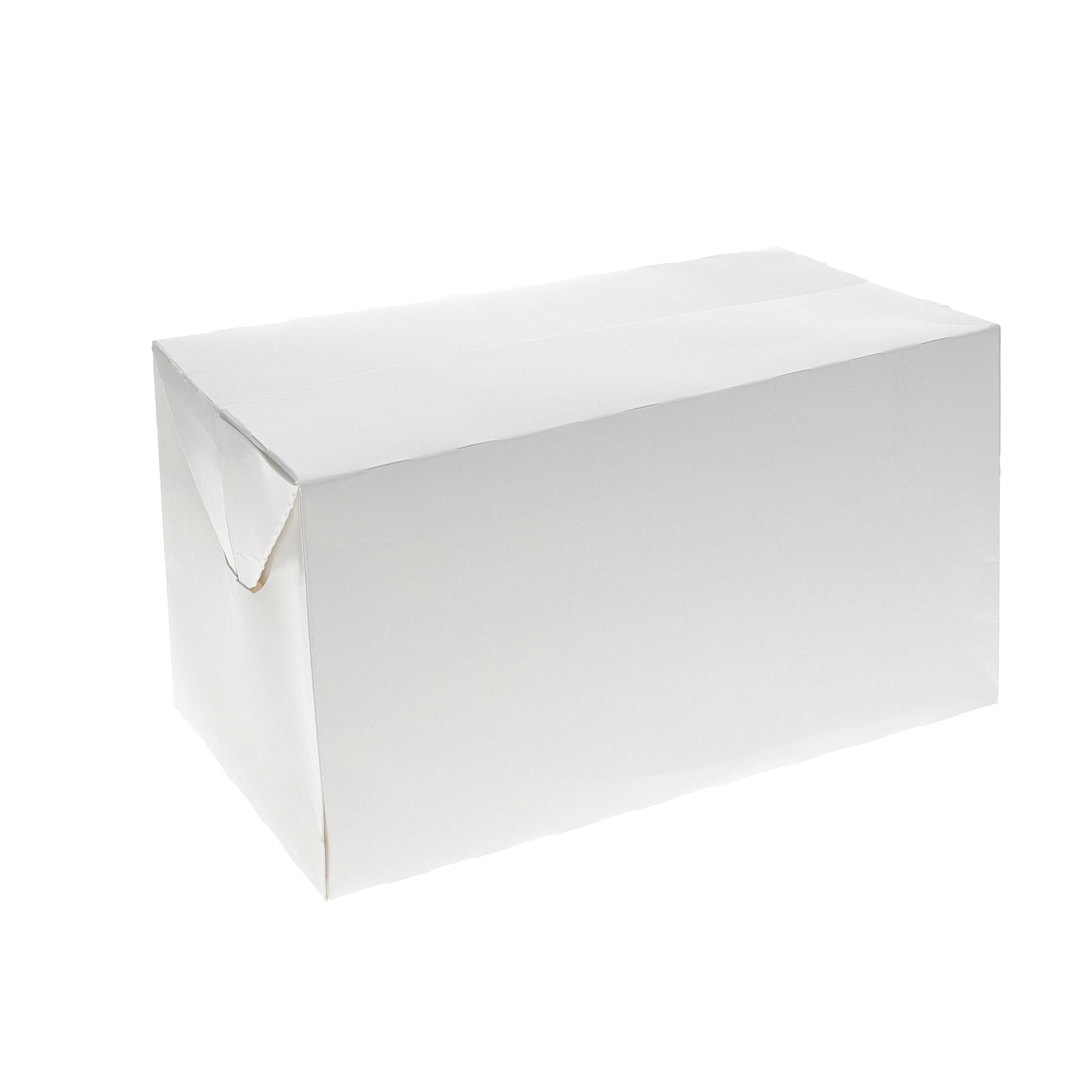 Take-Out Box Tuck-Top 8.9X4.9X5 IN Paperboard White Rectangle 300/Case