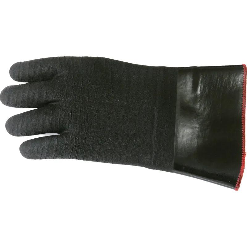 San Jamar Oven Mitt 16 IN Neoprene Black Up to 500 Degrees Fahrenheit 1/Pair