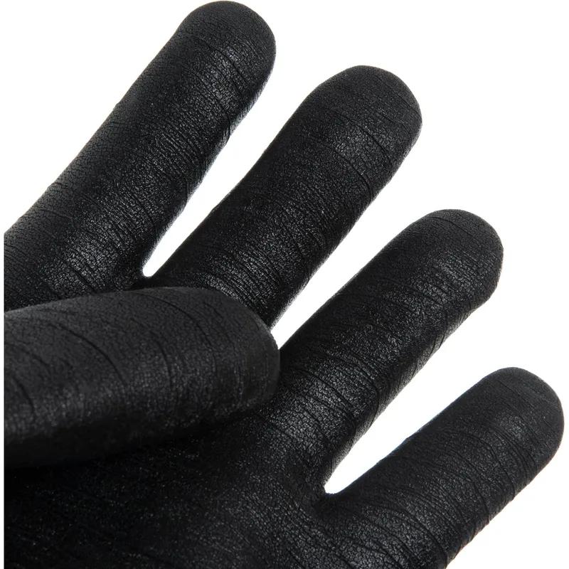 San Jamar Oven Mitt 16 IN Neoprene Black Up to 500 Degrees Fahrenheit 1/Pair