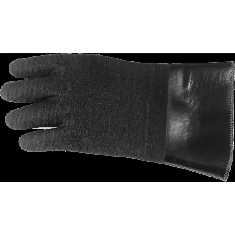 San Jamar Oven Mitt 16 IN Neoprene Black Up to 500 Degrees Fahrenheit 1/Pair