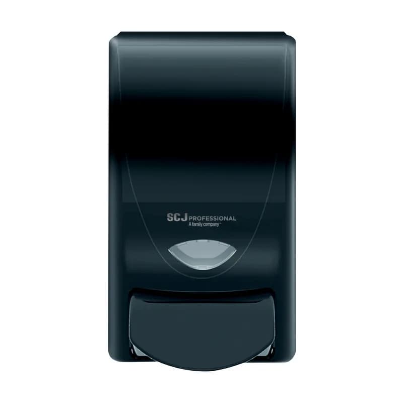 Proline Curve Hand Sanitizer & Soap Dispenser Black Plastic Manual Surface Mount 1/Each